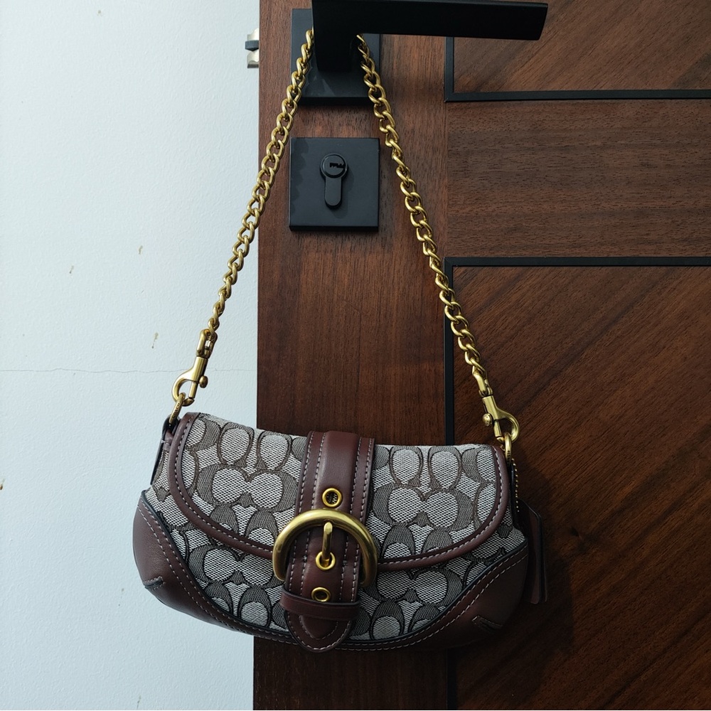 Coach Soho Flap Limited Re-Edition 2006 Retro Canvas & Leather Bag